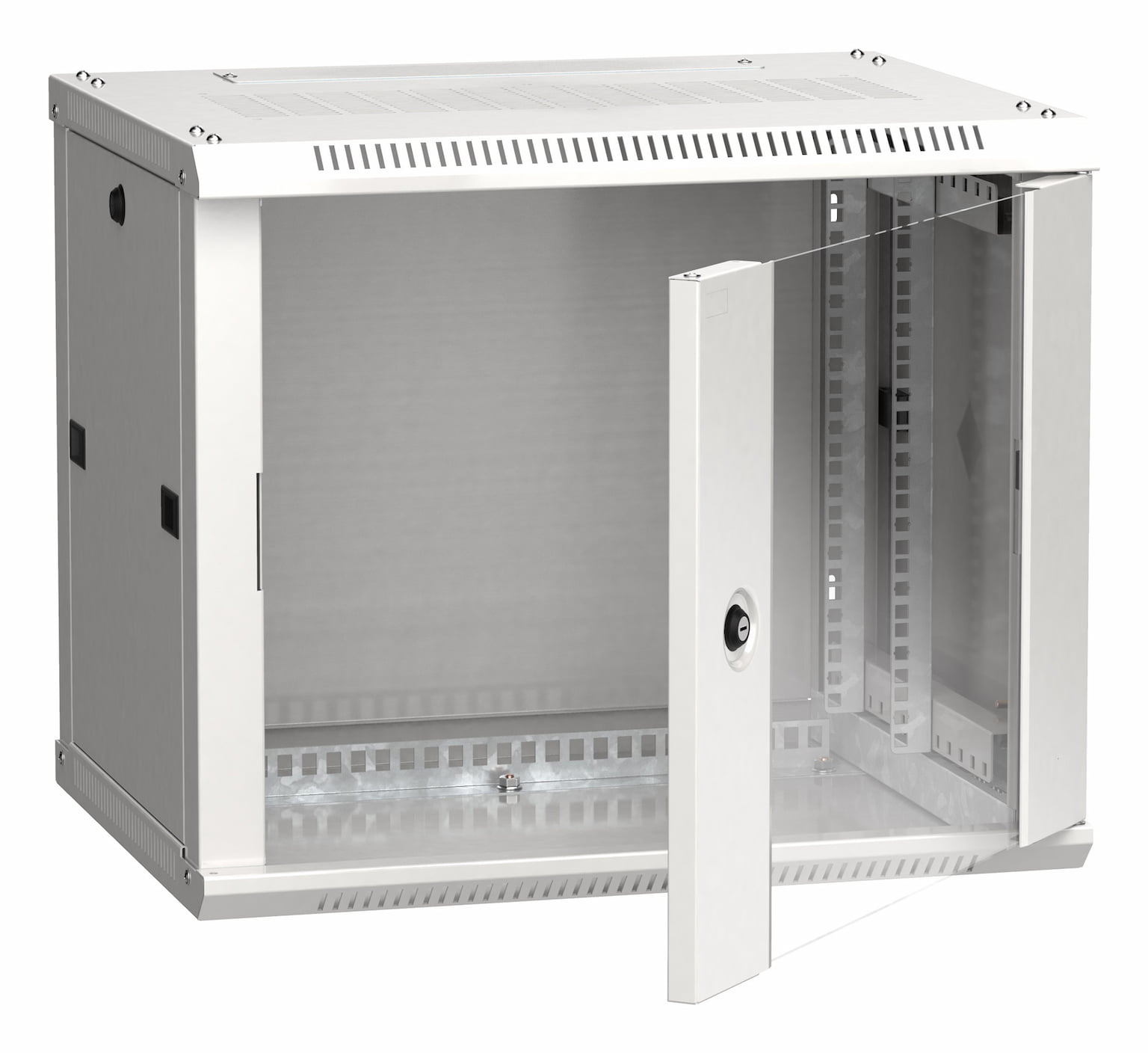 Шкаф ITK LINEA W 6U 600x450 мм дверь стекло, RAL7035