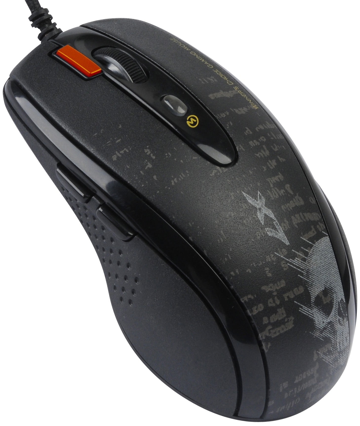 Мышь проводная A4Tech F5 черный, 3000 dpi, USB Type-A, кнопки - 7