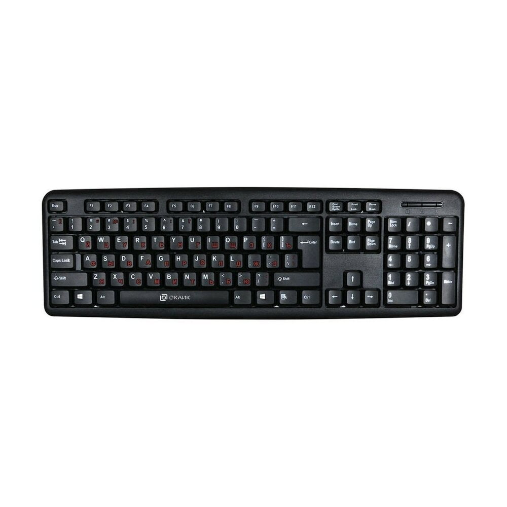 Клавиатура Oklick 90MV2 проводная, USB Type-A, чёрный
