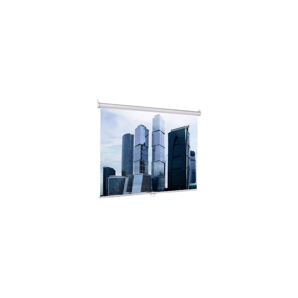 Настенный экран LEP-100102 Lumien Eco Picture 180х180 см Matte White, восьмигранный корпус, возм. потолочн-настенного крепления (ТРЕУГОЛЬНАЯ уп)