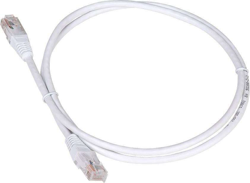 Патч-корд LANMASTER TWT UTP cat.5e, с заливными колпачками, 10.0 м, белый