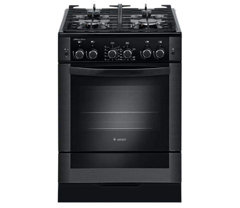 Плита газовая Gefest ПГ 6500-02 0044 черный, конфорок 4 шт, духовка 52 л, 60 см x 85 см x 60 см