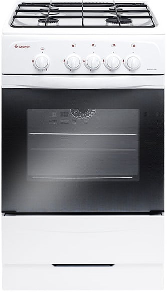 Плита газовая Gefest ПГ 3200-08 К33 белый, конфорок 4 шт, духовка 42 л, 50 см x 85 см x 53 см