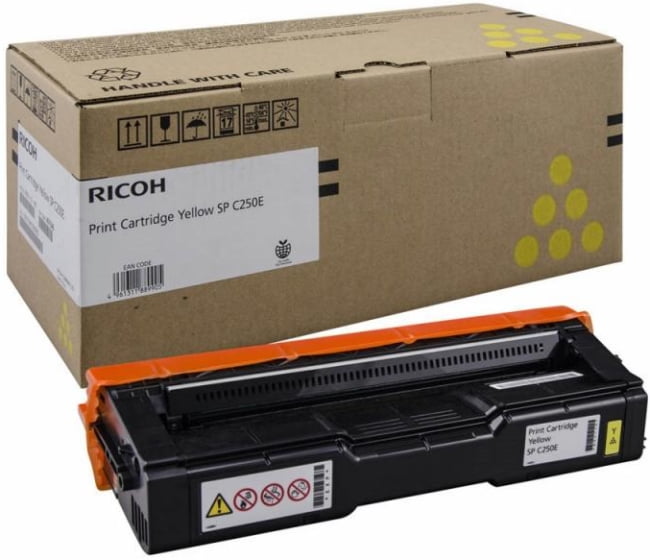 Картридж лазерный Ricoh тип SPC250E желтый для SP C250DN/C250SF 1600 отп.