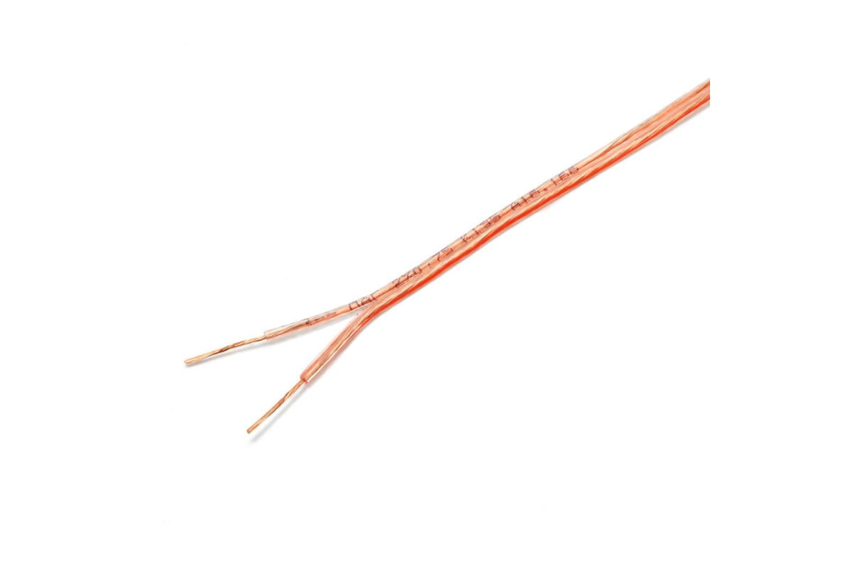 Акустический кабель Cablexpert CC-TC2x0,75-20M, прозрачный, 20 м, бухта