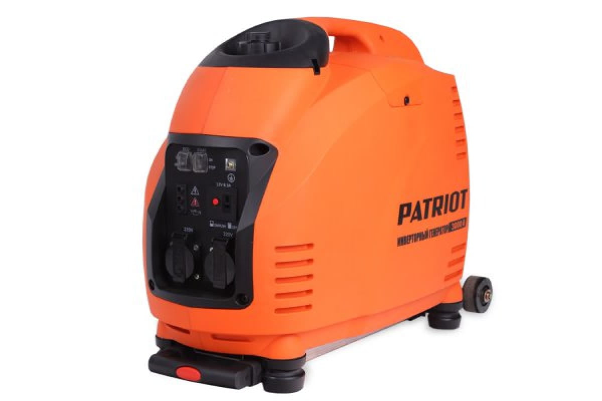 Электрогенератор бензиновый инверторный Patriot 3000il, 3.5 кВт, 63 дБ, 31.5 кг