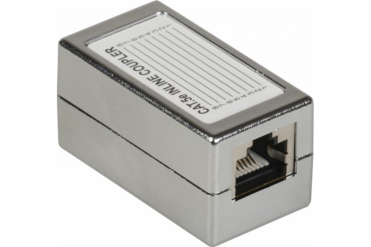 Проходной адаптер ITK CS70-1C5EF кат.5E FTP, тип RJ45-RJ45