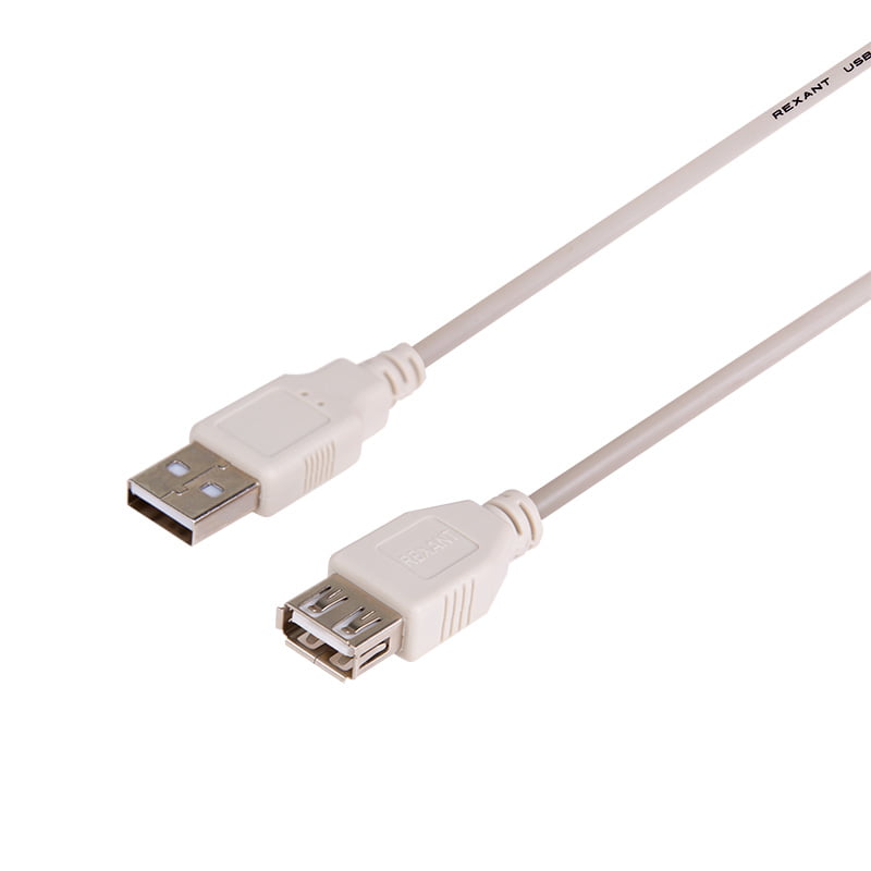 Кабель Rexant USB-А (male) - USB-A (female) 1.8M