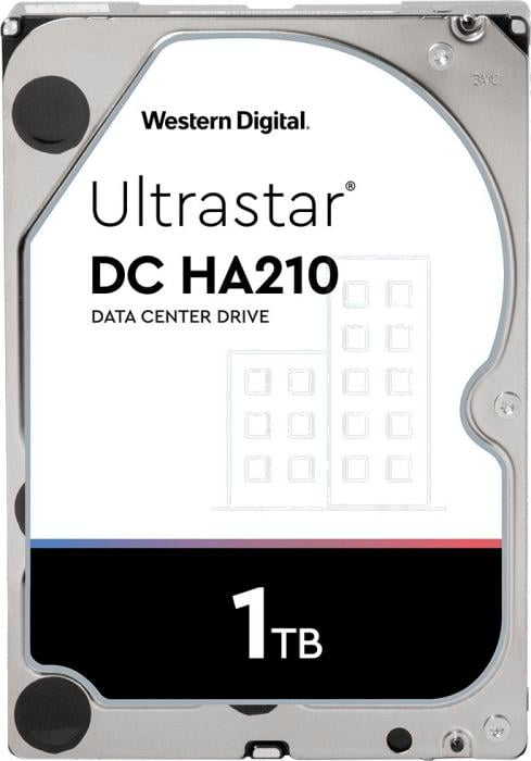 Жесткий диск HDD WD Ultrastar DC HA210 1Tb 7200rpm SATA-III 128Mb 3.5"