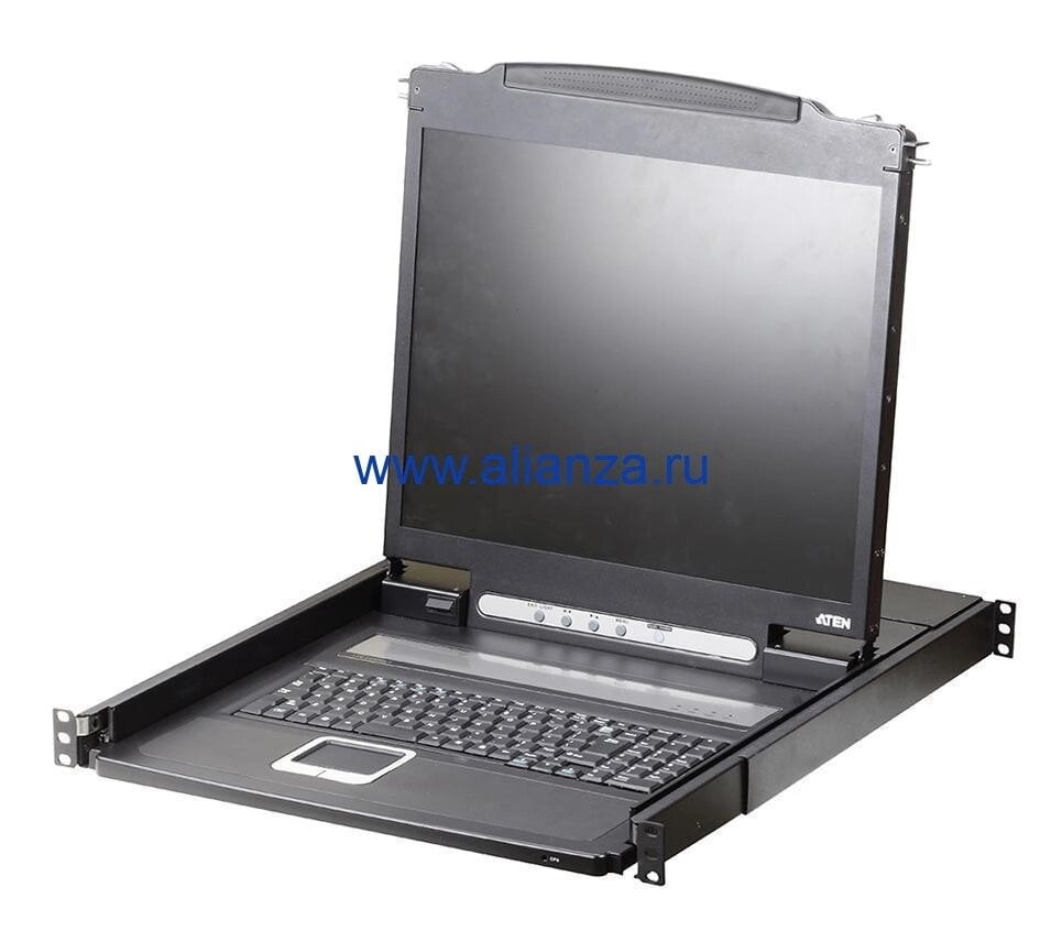 Консоль ATEN LCD CONSOLE 19INCH W/RU KB/EU Rack (CL1000NR)