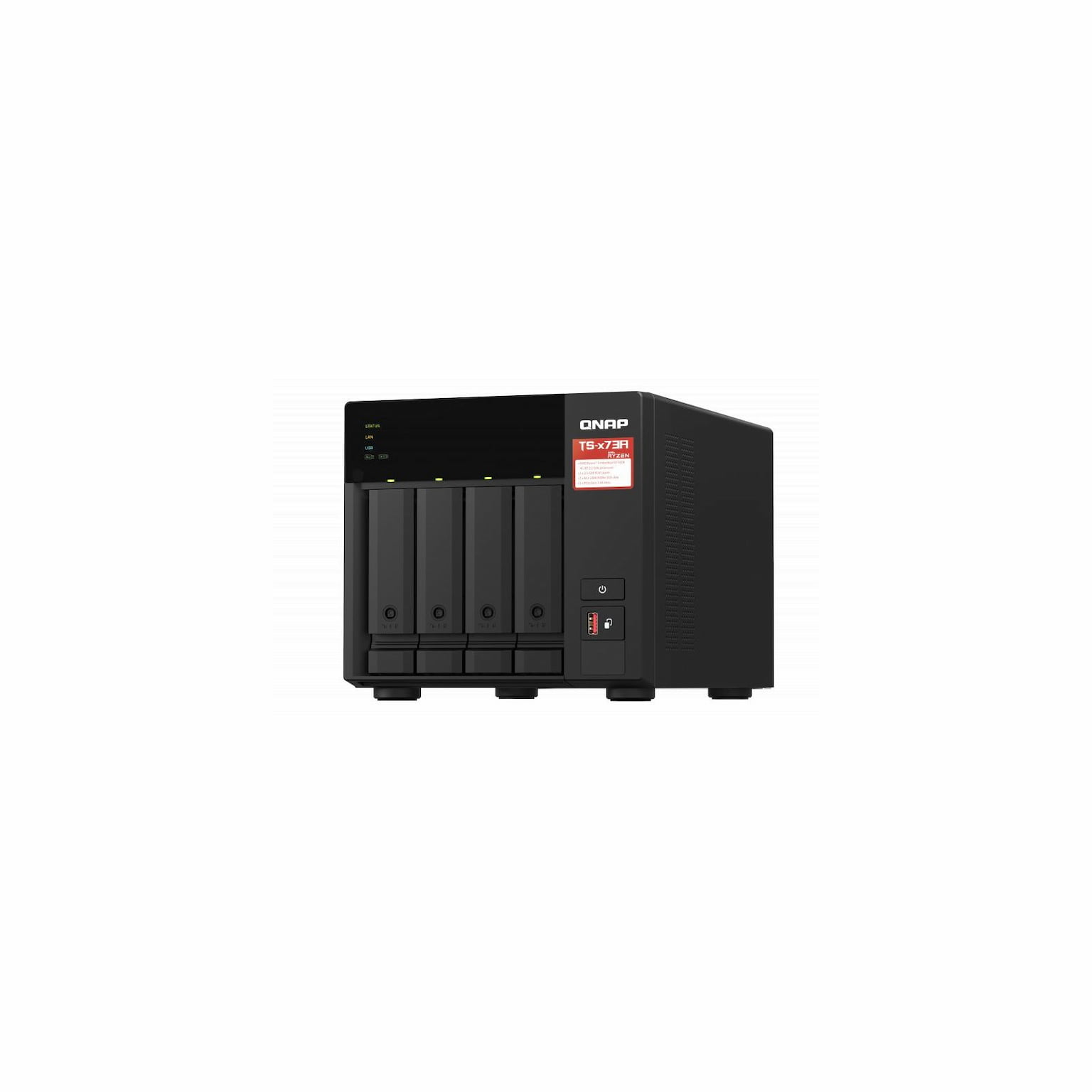 Сетевое хранилище NAS Qnap TS-473A-8G 4-bay Ryzen V1500B