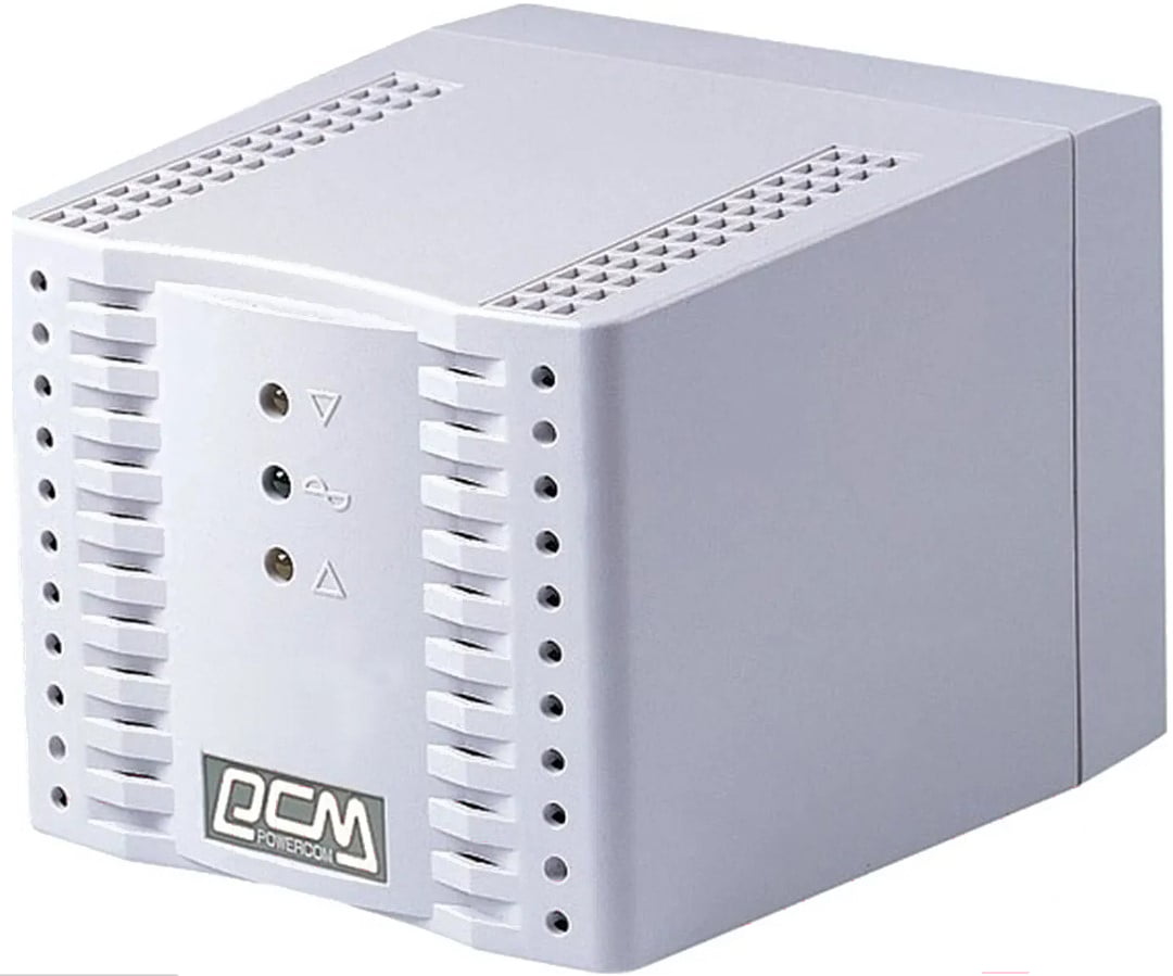 Стабилизатор напряжения Powercom TCA-1200 600Вт 1200ВА черный