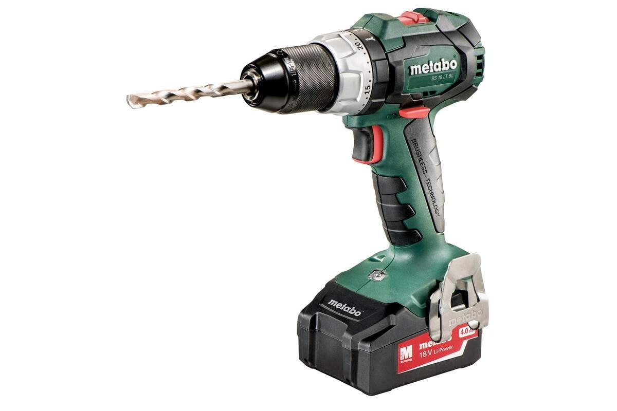 Дрель-шуруповерт Metabo BS 18 LT BL, 18 В, 2 Ач, 60 Нм, щеточный