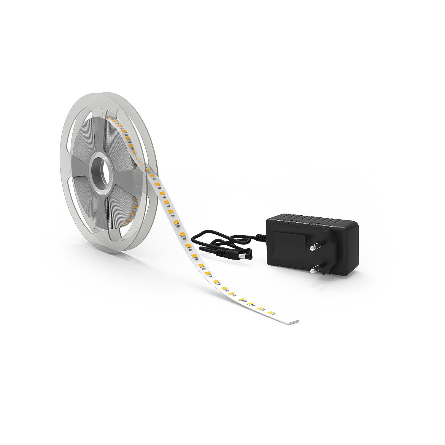 Лента светодиодная Basic в комплекте Gauss 12V 14,4W/m 1400lm/m 3000K IP20 LED 5m 1/50