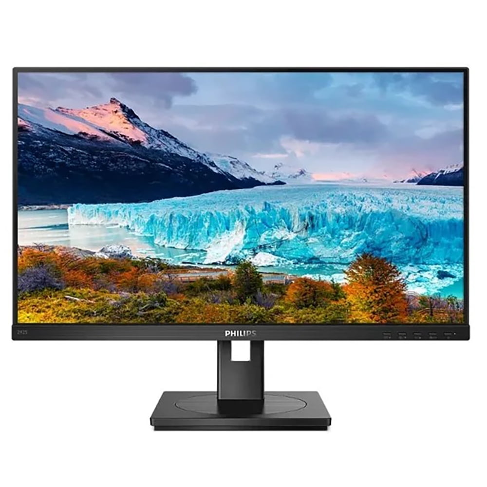 Монитор 23.8" Philips 242S1AE IPS 1920x1080, 75 Гц, 4 мс, 16:9, 300 кд/м2, 1xHDMI, 1xDP, 1xDVI, 1xVGA, 1x3.5 мм, черный