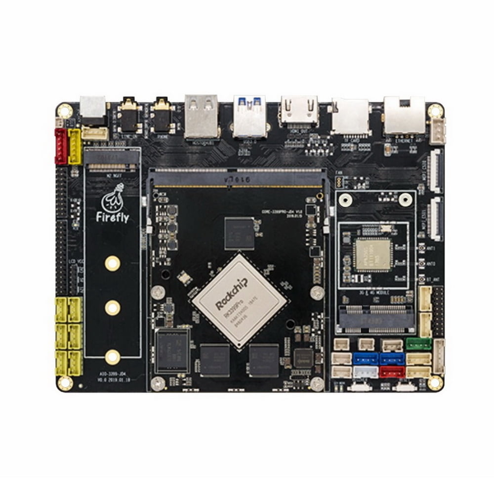 Одноплатный компьютер Firefly Core-3399Pro-JD4 3G/16G