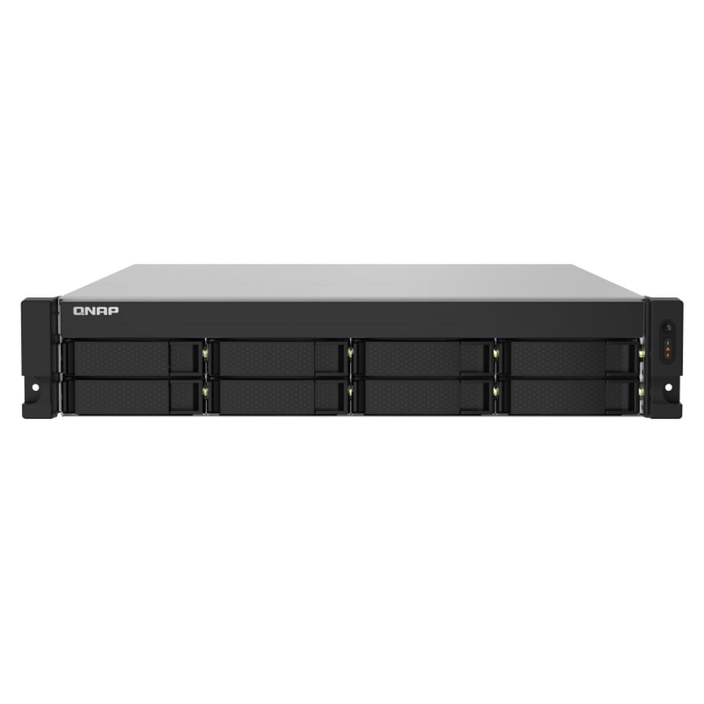 Сетевое хранилище без дисков SMB QNAP TS-832PXU-4G 8-Bay AL324 quad-core 1.7 GHz 2U rackmount NAS, 4Gb DDR4 UDIMM RAM (max 1x16Gb), SATA 6Gb/s, 2x 10GbE SFP+ LAN, 2x2.5 GbE LAN, 1x PCIe Gen2 x2 slot. W/o RAIL-B02