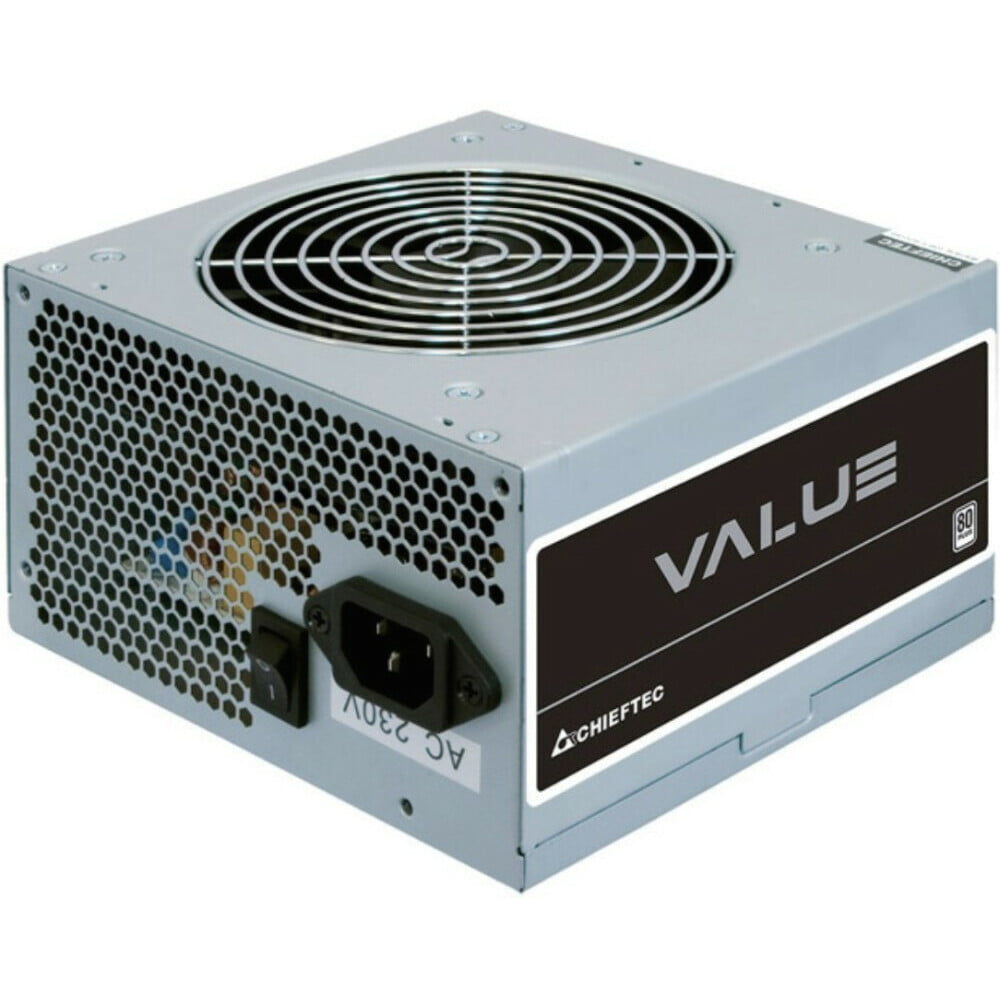 Блок питания Chieftec APB-600B8, 600Вт, 80 PLUS WHITE, 120мм, серый