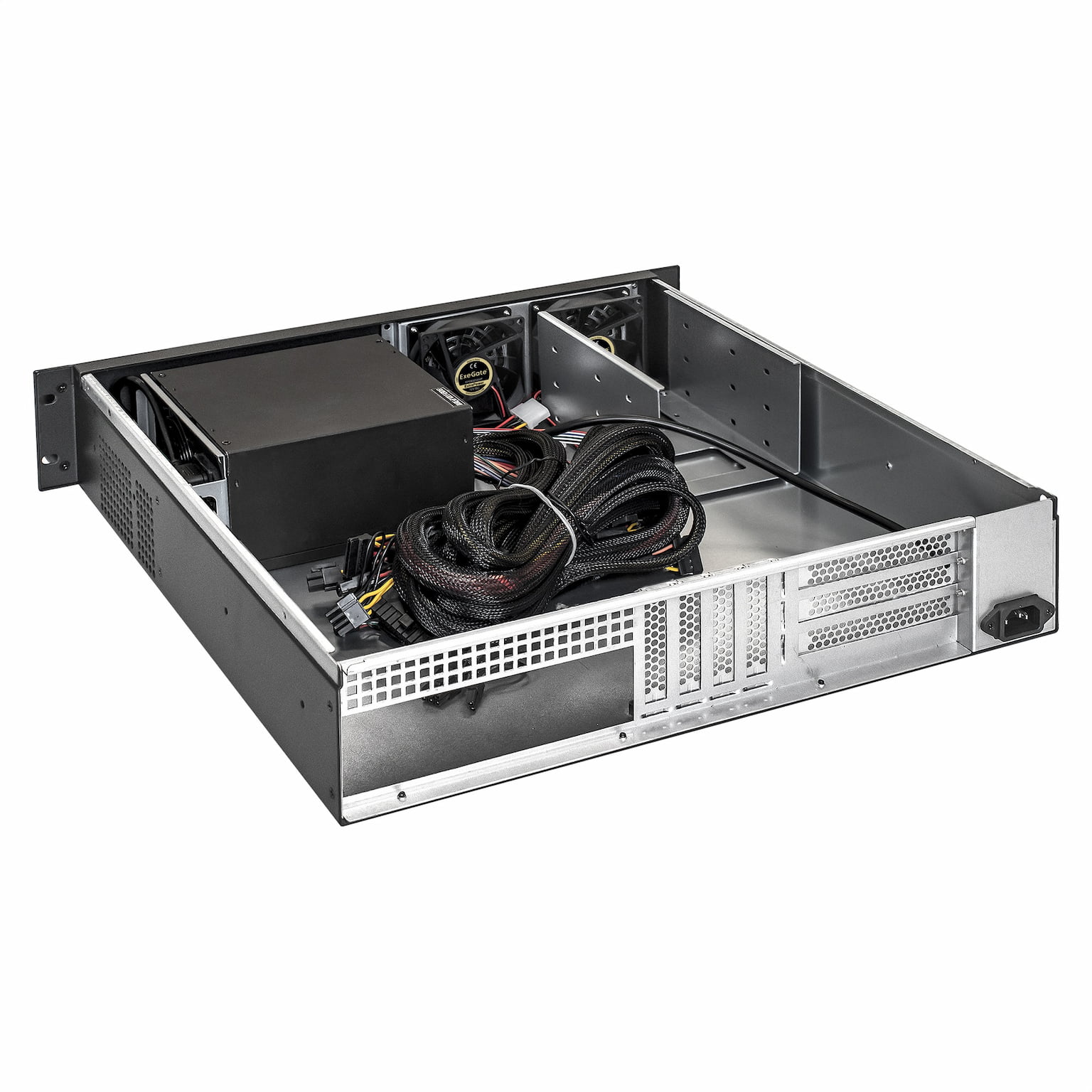 Серверный корпус ExeGate EX292558RUS Pro 2U450-03 (RM 19", высота 2U, глубина 450, БП 500ADS, USB)