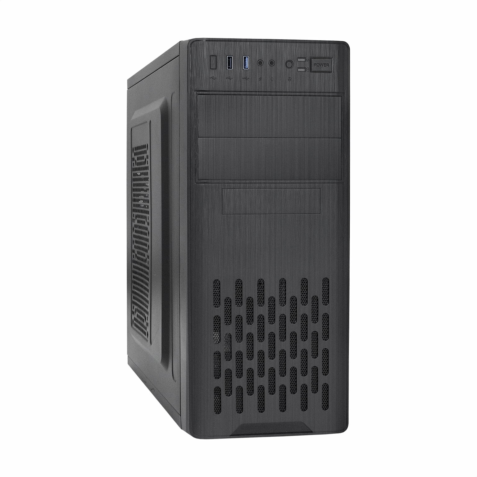 Компьютерный корпус Miditower ExeGate CP-606U-AB400 (ATX, AB400 с вент. 8см, 1хUSB/1хUSB 3.0, аудио)