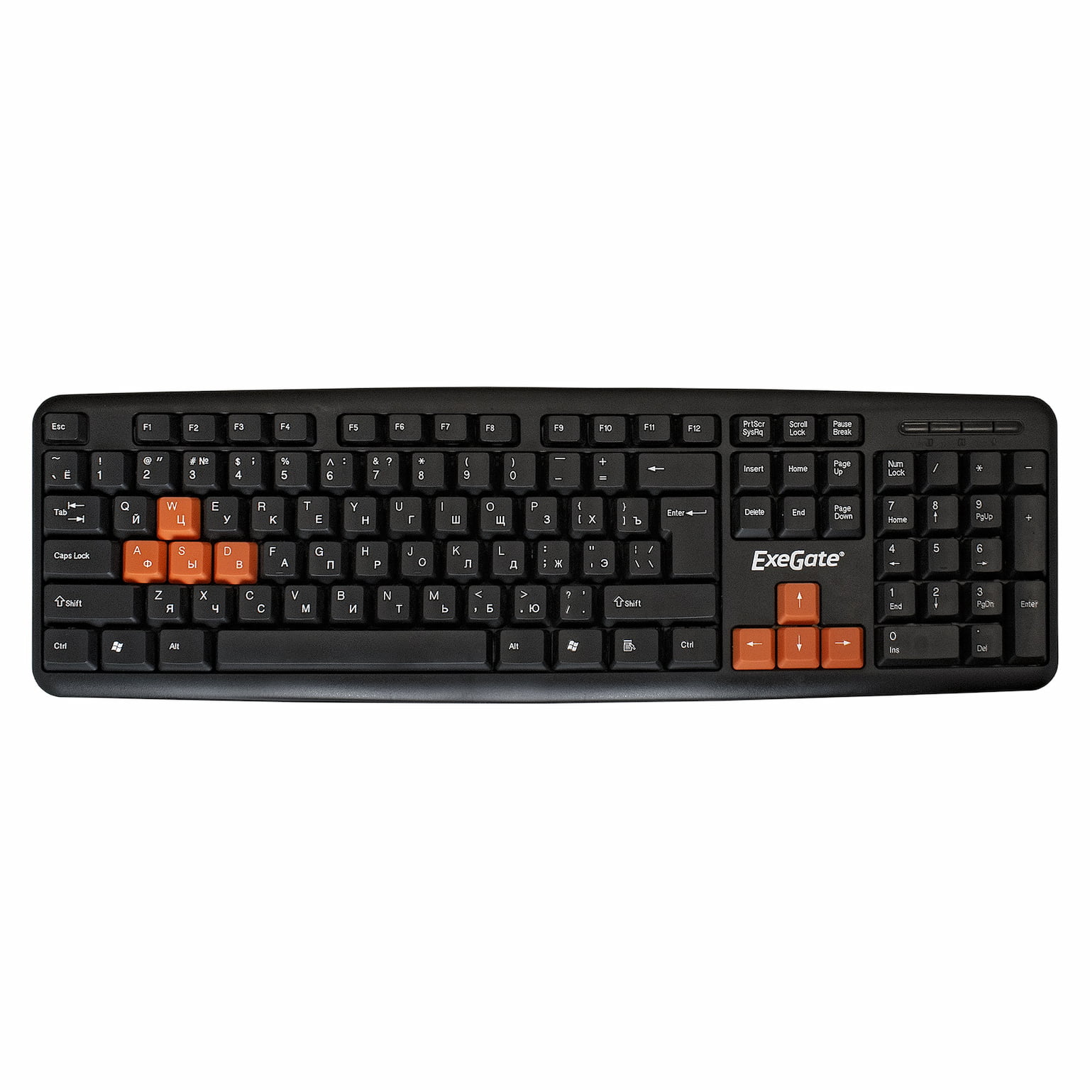 Клавиатура проводная ExeGate LY-403 (EX264080RUS), USB, черный