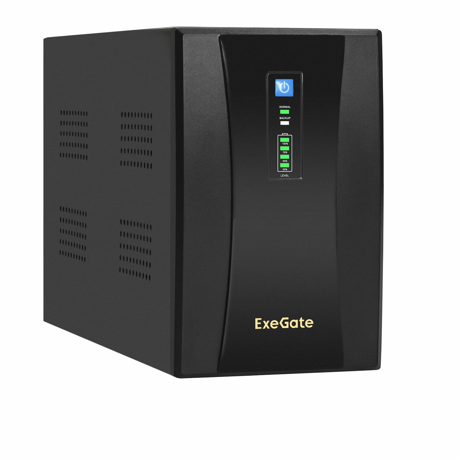 Источник бесперебойного питания ExeGate EX292607RUS SpecialPro UNB-2000.LED.AVR.1SH.2C13.RJ.USB 2000VA/1200W, LED, AVR,1*Schuko+2*C13, RJ45/11, USB, металлический корпус, черный