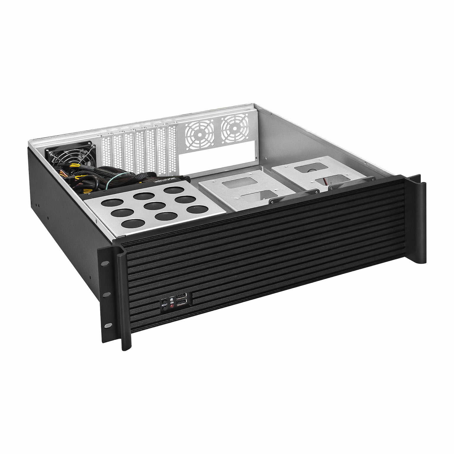 Серверный корпус ExeGate Pro EX293202RUS 3U450-08 (RM 19", высота 3U, глубина 450, БП 700RADS, USB)