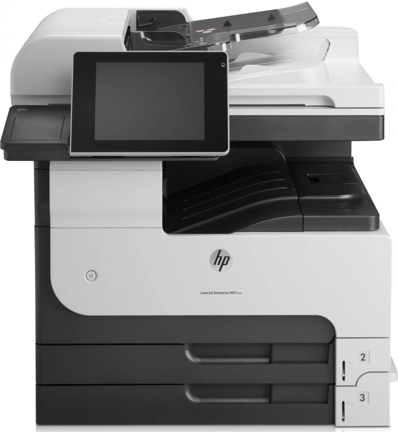 МФУ лазерное HP LaserJet Enterprise MFP M725dn (CF066A), A3, ч/б, печ. до 41 стр/мин., скан. до 50 стр/мин., 1200 x 1200 dpi (печать) 600x600dpi (скан.), USB, RJ-45, Air Print
