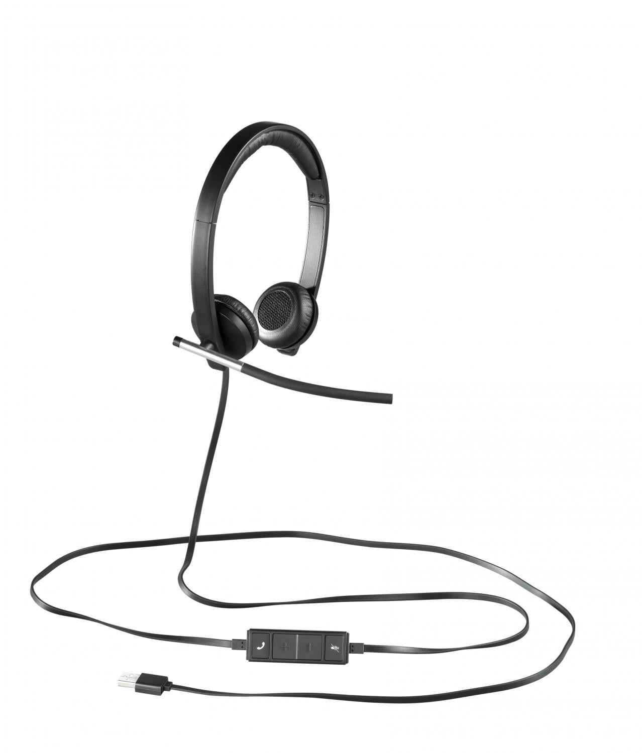 Гарнитура Logitech H650e чёрный, проводная, USB