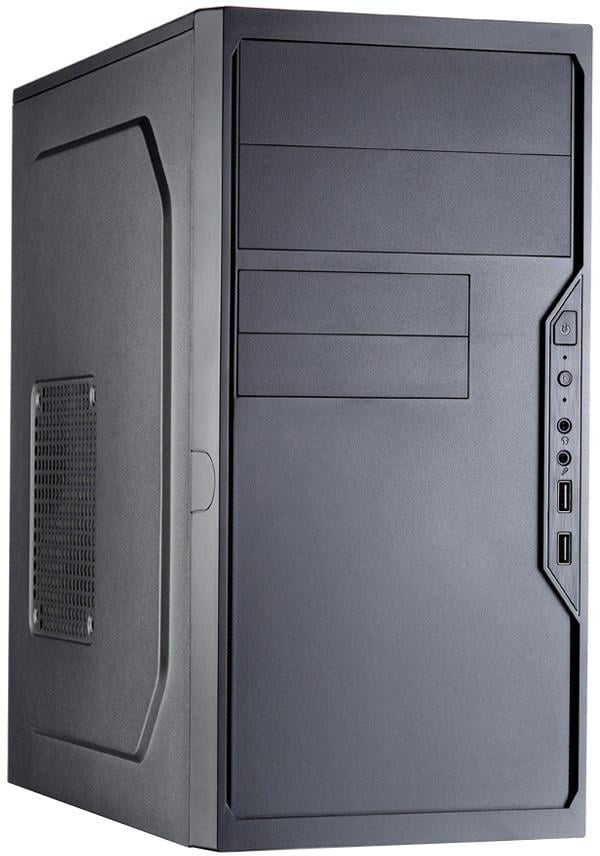 Компьютерный корпус с блоком питания 450Вт. Case Foxline FL-733, mATX, 2x5.25EXT, 2x3.5EXT, 5x3.5INT, 2xUSB 2.0, HDA, w/o FAN, w/450W ATX PSU, w/1.2m EU pwr cord