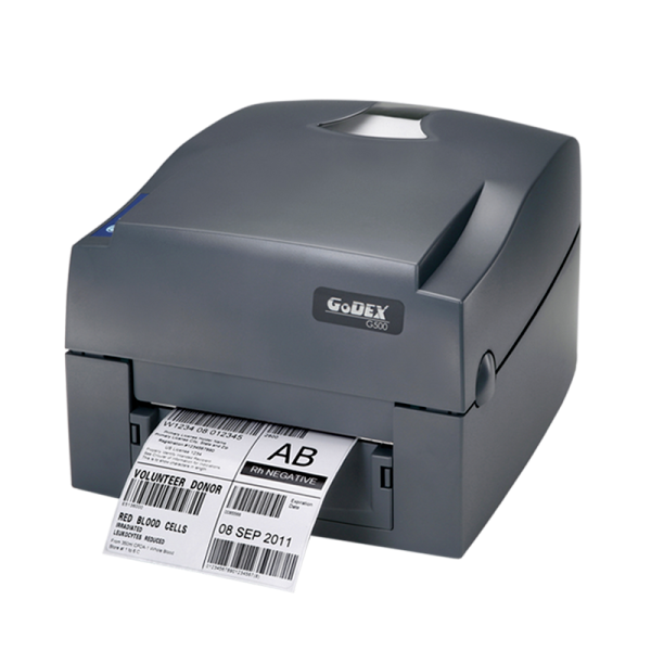 Принтер этикеток термотрансферный Godex G530 USE 011-G53E02-000 300 dpi, 102 мм/cек, Ethernet, RS232 (COM, Serial), USB, серый