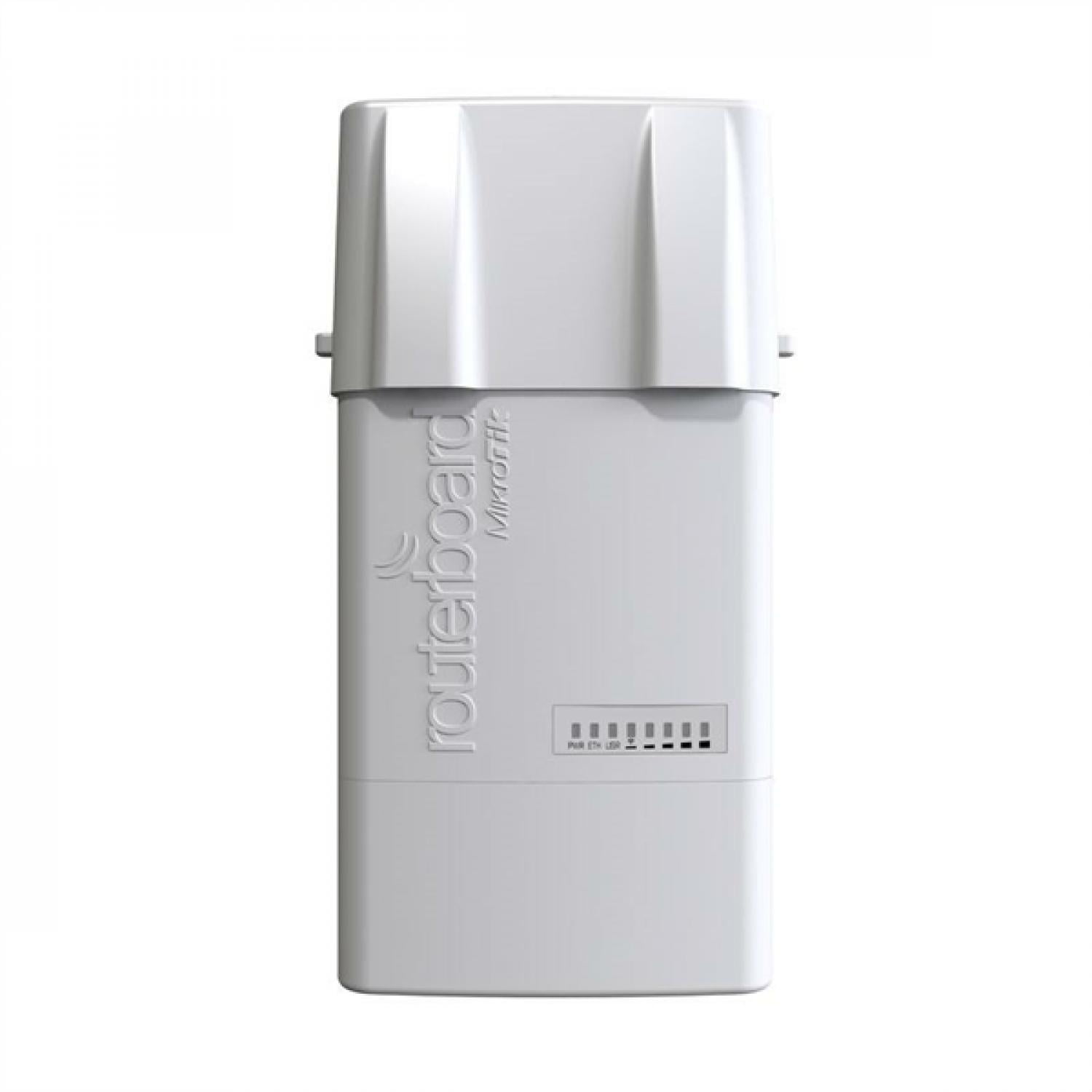 Точка доступа MikroTik RB912UAG-5HPnD-OUT BaseBox 5 (RouterBOARD 912UAG with 600Mhz Atheros CPU, 64MB RAM, 1xGigabit LAN, USB, miniPCIe, built-in 5Ghz 802.11a/n 2x2 two chain wireless with two RP-SMA connectors, Ro