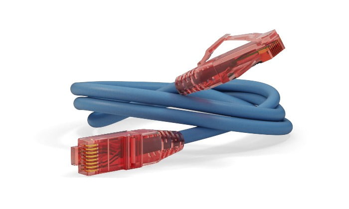 Патч-корд Hyperline U/UTP, Cat.5е, LSZH, 1.5 м, синий PC-LPM-UTP-RJ45-RJ45-C5e-1.5M-LSZH-BL