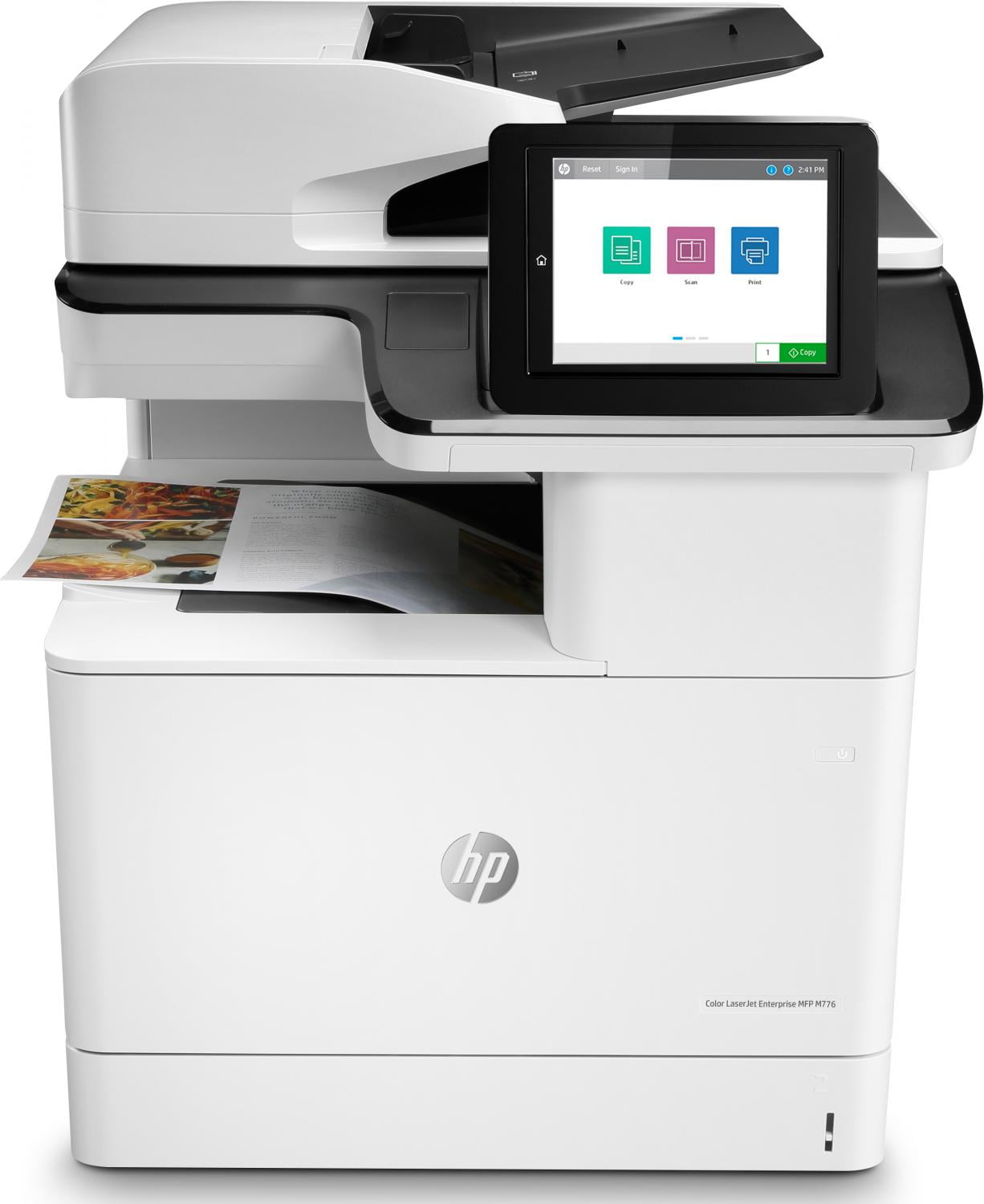 МФУ лазерное HP Color LaserJet Enterprise MFP M776dn (T3U55A), A3, цветной, печ. до 46 стр/мин., 1200 x 1200 dpi (печать) 600x600dpi (скан.), USB, RJ-45