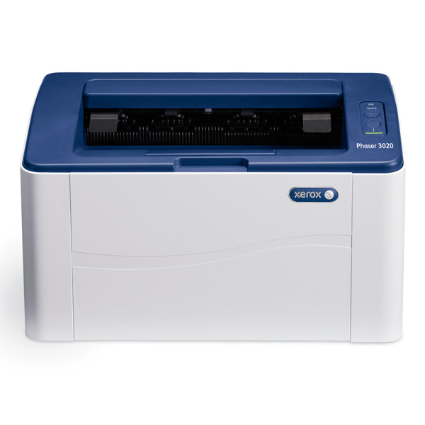 Принтер лазерный Xerox Phaser 3020 (P3020BI#), A4, ч/б, печ. до 20 стр/мин., 1200 x 1200 dpi, USB, Wi-Fi