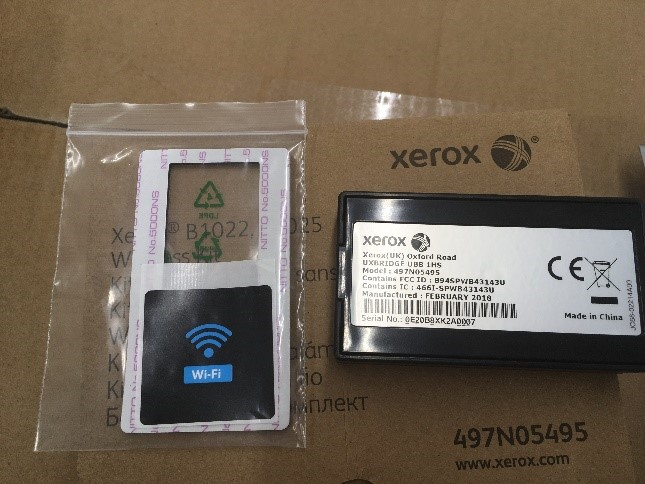 Опция беспроводного подключения XEROX B1022/1025