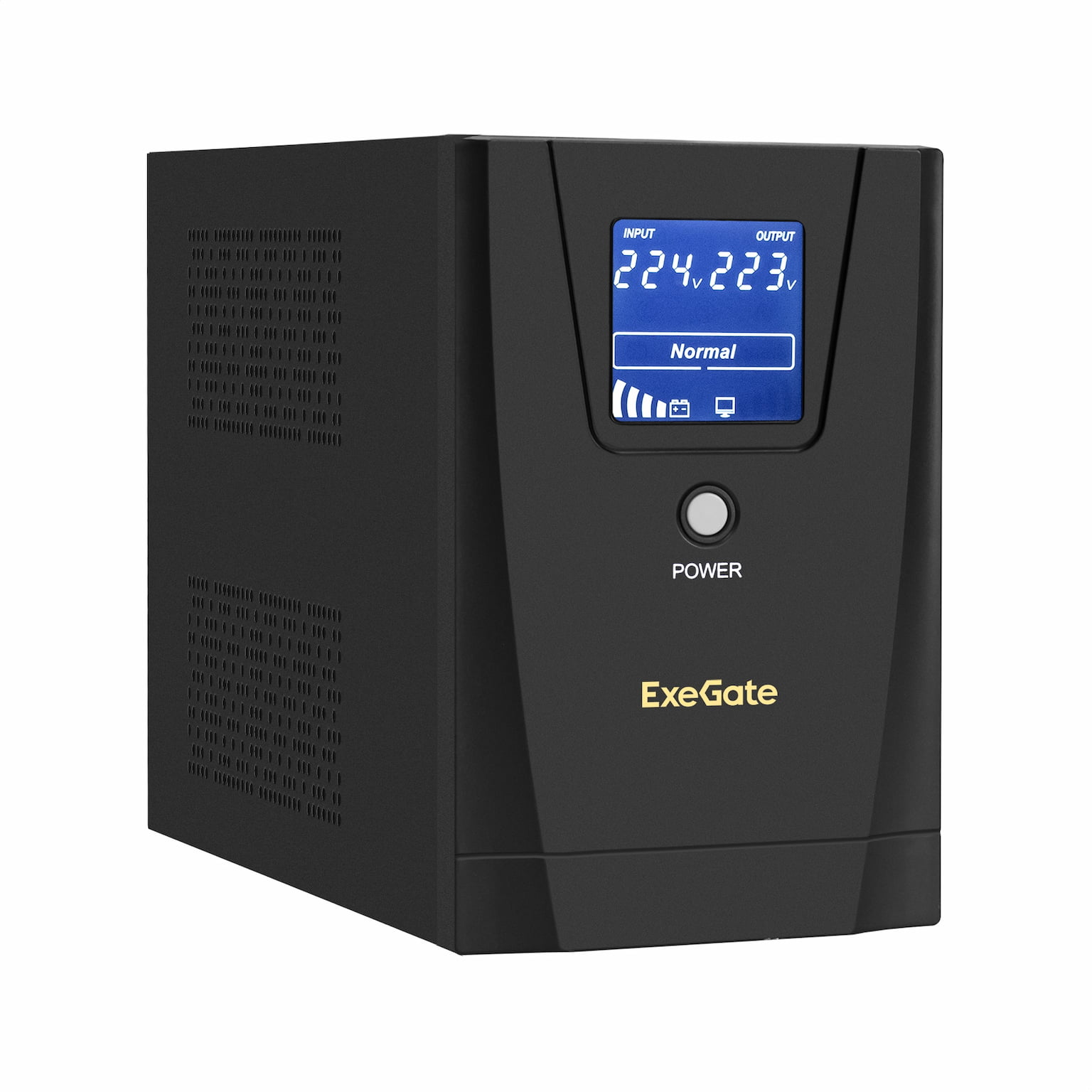 Источник бесперебойного питания ExeGate SpecialPro Smart LLB-1200.LCD.AVR.2SH.3C13.USB / 1200 ВА / 750 Вт / 2 x CEE 7 (евророзетка), 3 x IEC 320 C13