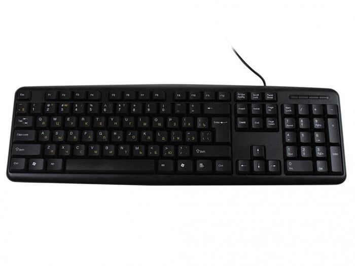Клавиатура проводная ExeGate LY-331L5 (EX286178RUS), USB, черный
