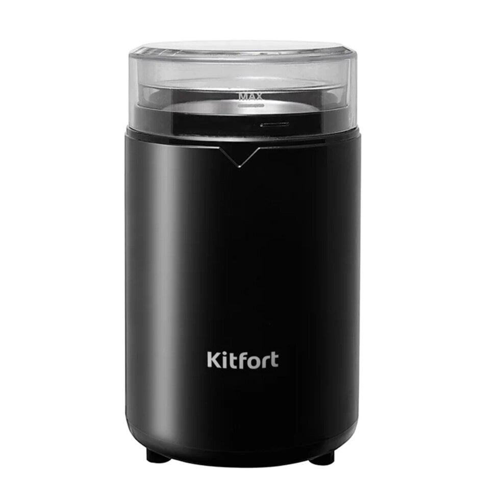 Кофемолка Kitfort КТ-1314 Напряжение: 220 - 230 В, 50/60 Гц.Мощность: 150 Вт.Вместимость: 60 г зерен.