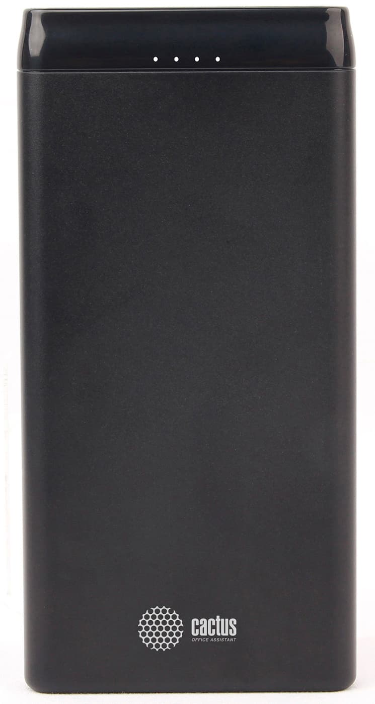 Портативный аккумулятор Cactus CS-PBFSFT-10000 Li-Pol 10000mAh 2.1A+2.1A черный 2xUSB