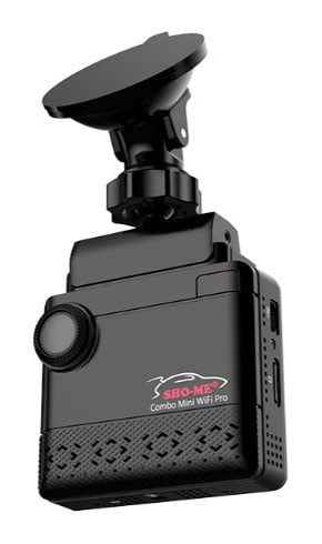 Видеорегистратор Sho-Me Combo MINI WIFI Pro, 2304x1296, 2.31", GPS/ГЛОНАСС, Wi-Fi, G-сенсор, датчик движения, GPS-информатор