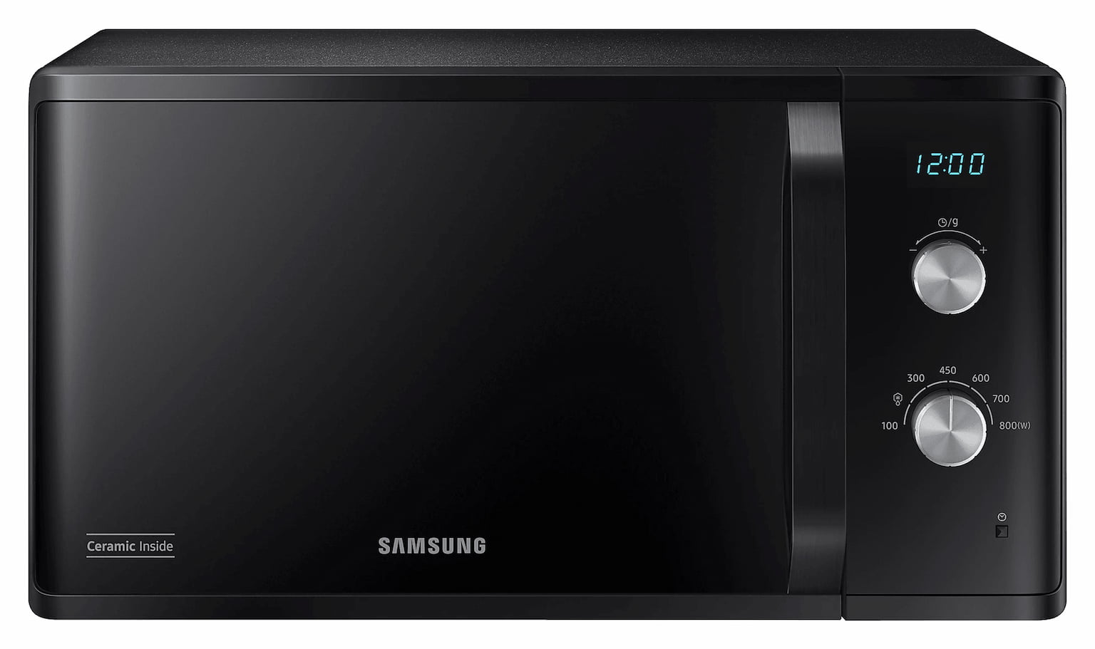 Микроволновая печь Samsung MS23K3614AK черный, 23 л, 800 Вт, переключатели - поворотный механизм