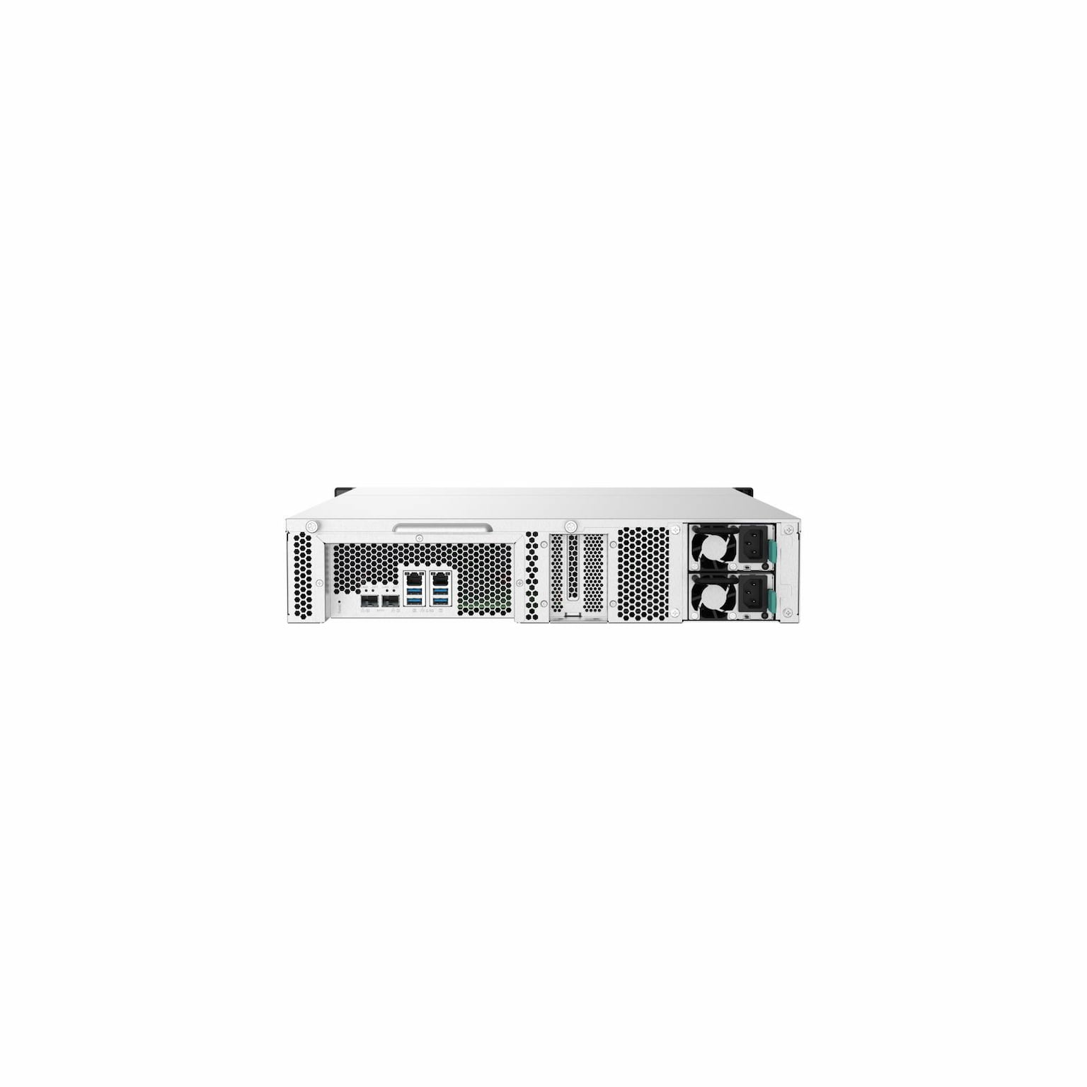 Сетевое хранилище без дисков SMB QNAP TS-832PXU-RP-4G 8-Bay 2U rackmount NAS, AL324 quad-core 1.7 GHz, 1x4Gb DDR4 RAM (max 1x16Gb), SATA 6Gb/s, 2x 10GbE SFP+ LAN, 2x 2.5 GbE LAN, 2xPSU. W/o RAIL-B02