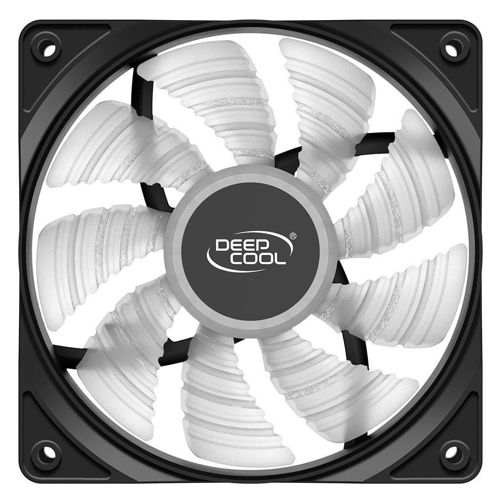Вентилятор для корпуса DEEPCOOL RF120W черный, 120 мм, 1300 об/мин, 21.9 дБ, 3 pin