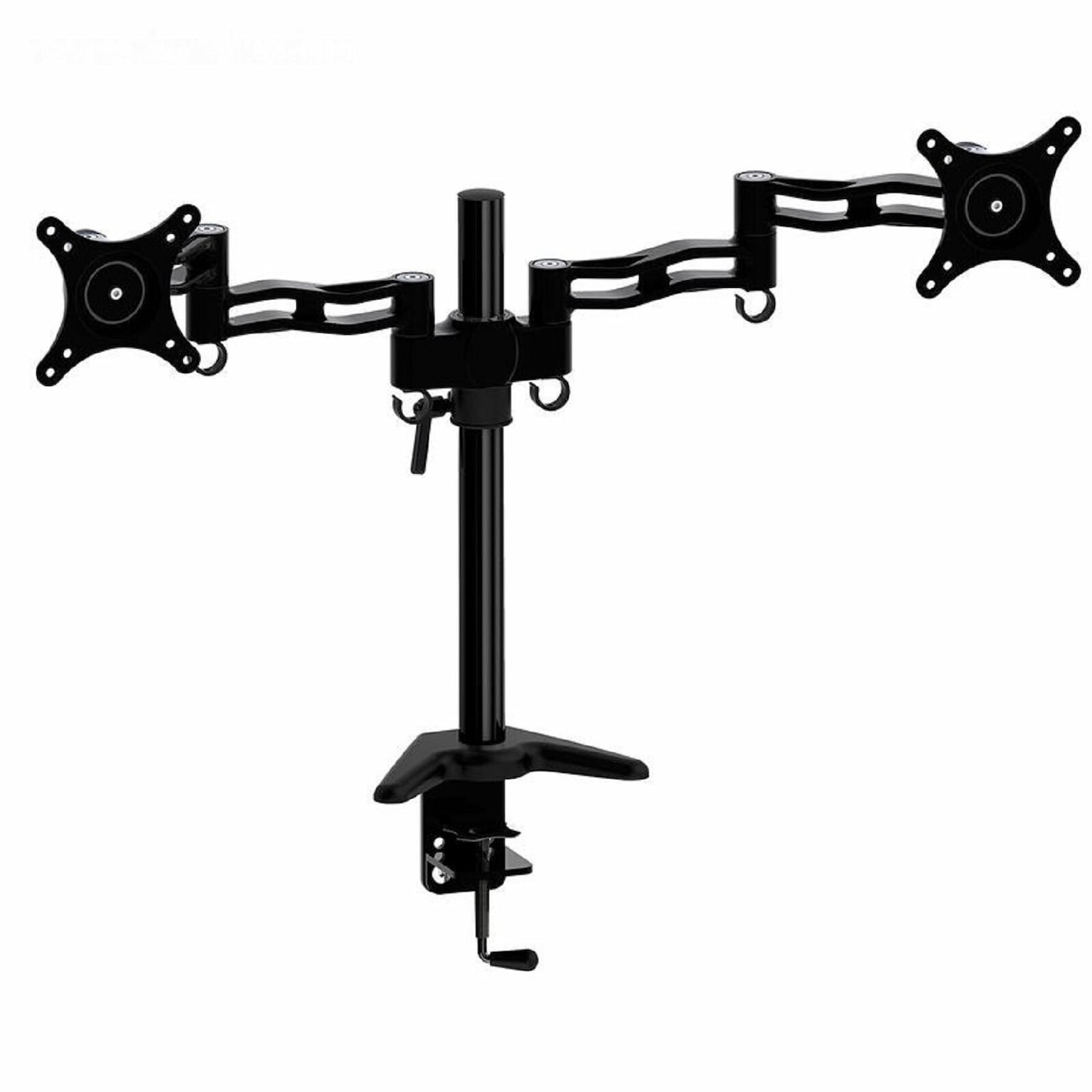 Кронштейн для мониторов Cactus CS-VM-D08-BK черный 13"-27" макс.8кг настольный поворот и наклон