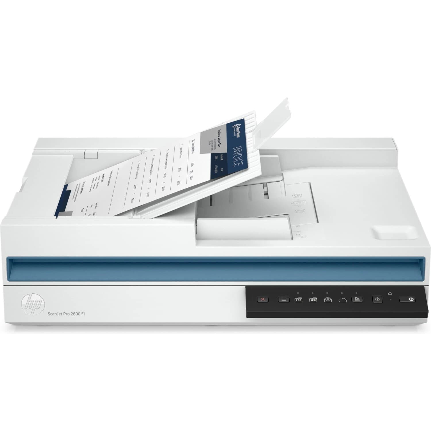 Сканер планшетный HP Scanjet Pro 2600 f1, A4, CIS, 600x600dpi, ДАПД 60 листов, ч/б 25 стр. или 50 изобр. в минуту (300dpi),цв. 25 стр/мин/50 изобр/мин, 48 бит, 24 бит, USB 2.0 (20G05A)