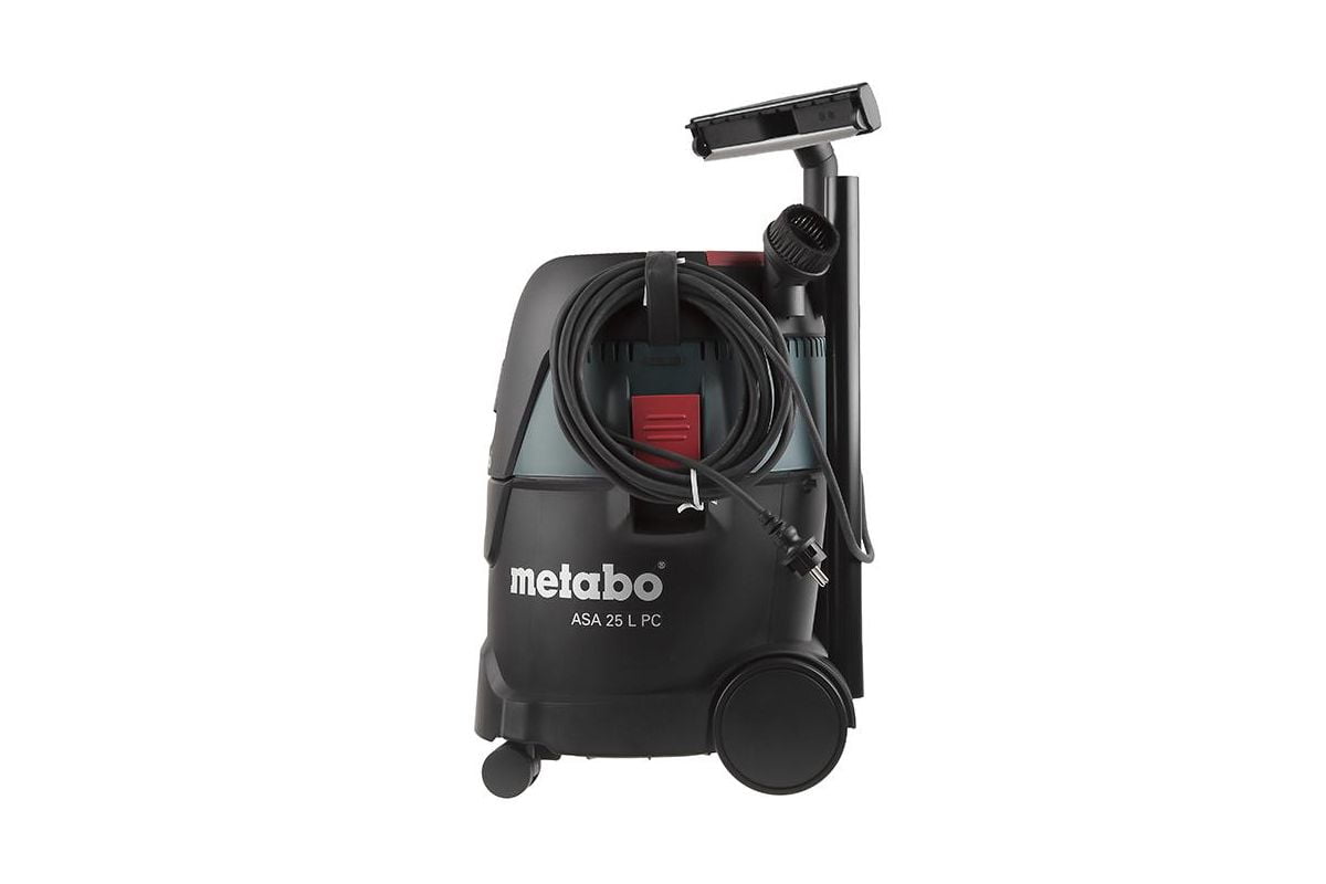 Пылесос строительный Metabo ASA 25 L PC 602014000 Пылесос 1250вт,розетка,ручн.очистка, бак 25л, вес 8.3 кг