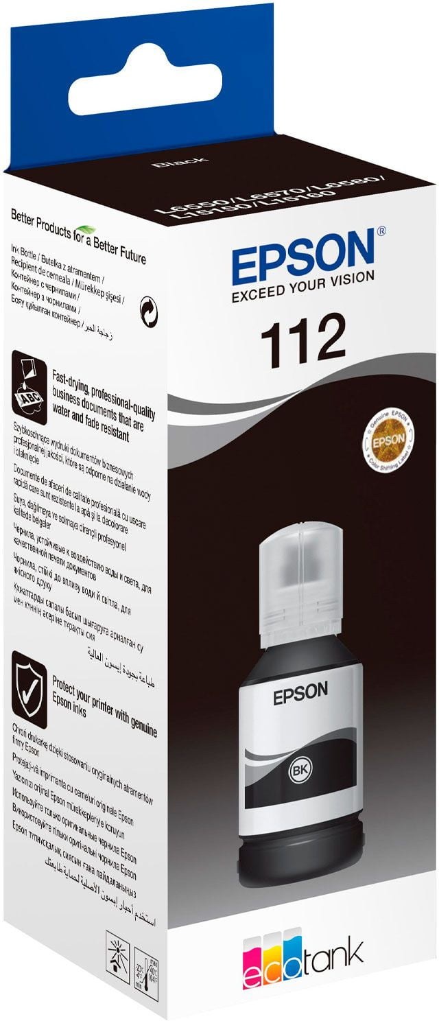 Чернила Epson C13T06C14A черный (7500 стр.) для L6550/L6570/L6580/L15150/L15160