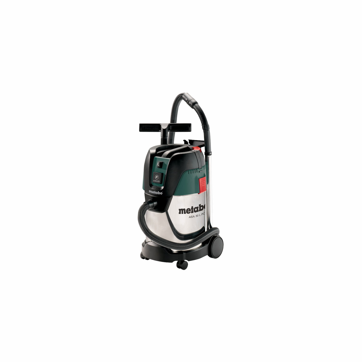 Пылесосы строительные Metabo ASA 30 L PC Inox 602015000 Пылесос 1250вт,роз,ручн.очистка, бак 30л, вес 9.6 кг