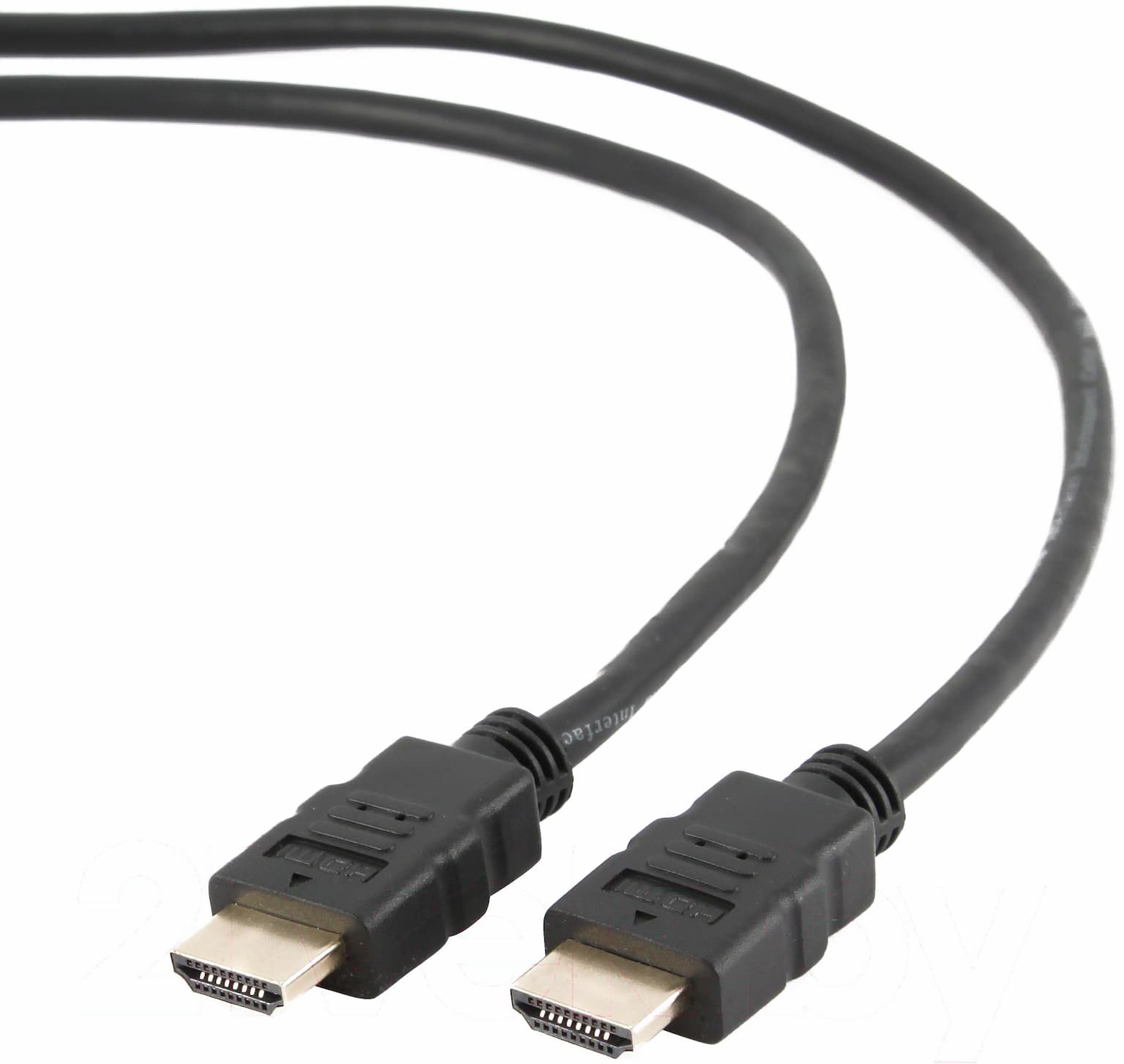 Кабель Cablexpert HDMI CC-HDMI4-0.5M, 19M/19M, v2.0, медь, позол.разъемы, экран, 0.5м, черный, пак